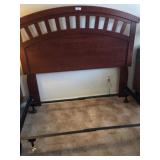 Full size bed with frame