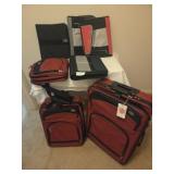 Luggage and school binders