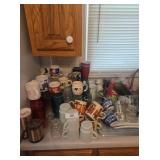 Group of glasses, cups