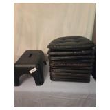 10 black and brown, step stool