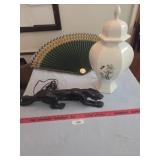 Fan, Ginger Jar, 1950 Panther television light