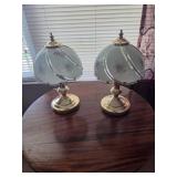 Pair of matching touch lamps