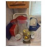 Plastic containers, pitcher, small electric water