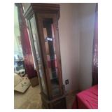 Lighted curio cabinet
