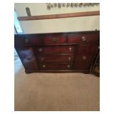 Duncan Phyfe mahogany buffet table