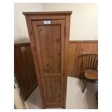 5 ft veneer wood storage cabinet