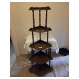 5 tier corner shelf 55 inches tall