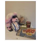 Energizer Bunny, Bingo game, coin holders +