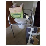 Potty chair, vaporizer, steamer
