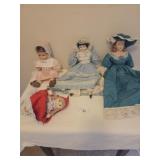 Composition, porcelain, and double doll