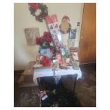 Christmas decorations, lights, bulbs, misc