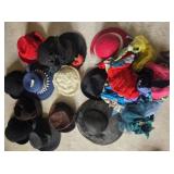 13 hats, scarves