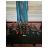 Glass goblets, misc