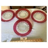4 Kings Crown salad plates