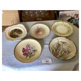 5 France & Germany decorative plates