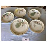 Vintage hand painted & signed Bavaria dishes