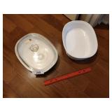 Corning Ware French White Casserole Dishes with
