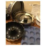 Electric skillet and cooking supplies