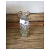 Diamond Cut Glass Vase