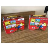 Vintage Peanuts Metal Lunchboxes