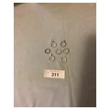 Group of costume rings