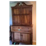 Cherry 2 piece step back cupboard 21' x 46' x 90