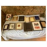 Group of small photo frames