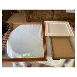 3 glassed  frames