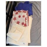 Throw Blankets and hand knitted blanket