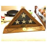 Memorial plaque display case