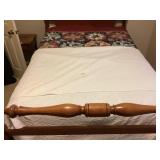 Cotton full size bedspread & machine stitched