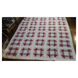 67 in x 79 in machine stitched quilt
