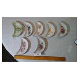 7 china bone dishes