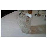 Vintage 7 inch diamond pattern pitcher