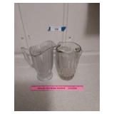 Two Glass Pitchers