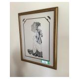Print by Mercer Countian Ruth Beall 19' x 24'