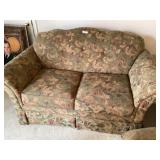 Two seat floral print couch 68' wide (matches 101)