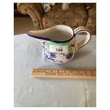 Italian floral pitcher