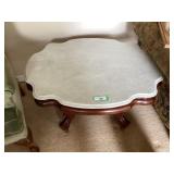 Turtle top marble coffee table 27' x 36'
