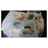 Group of threads, quilting patterns, and storage