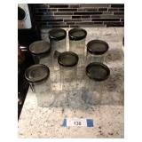 Smoked Rim Drinking Glasses