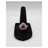 14KT Gold Ring w Possible Orange Citrine