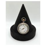 800 Silver Pocket Watch- Mignon- 30.5 Grams