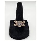 Sterling Goldwash Ring- 6.1 Grams