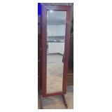 Full Length Mirror Standing Jewelry Case