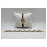 Gem Time Quartz Wristwatch and matching Bracelet