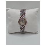 Badavici Quartz Multi-colored Rhinestone Watch-