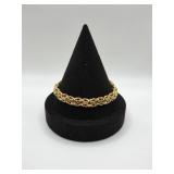 Sterling 925 Gold Wash Bracelet- 12.7 Grams