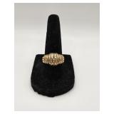 14 KT Gold Diamond Ring- 6.5 Grams