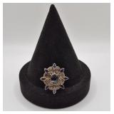 Sajen 925 Sterling Brooch  / Pendant  - 10.7 Grams